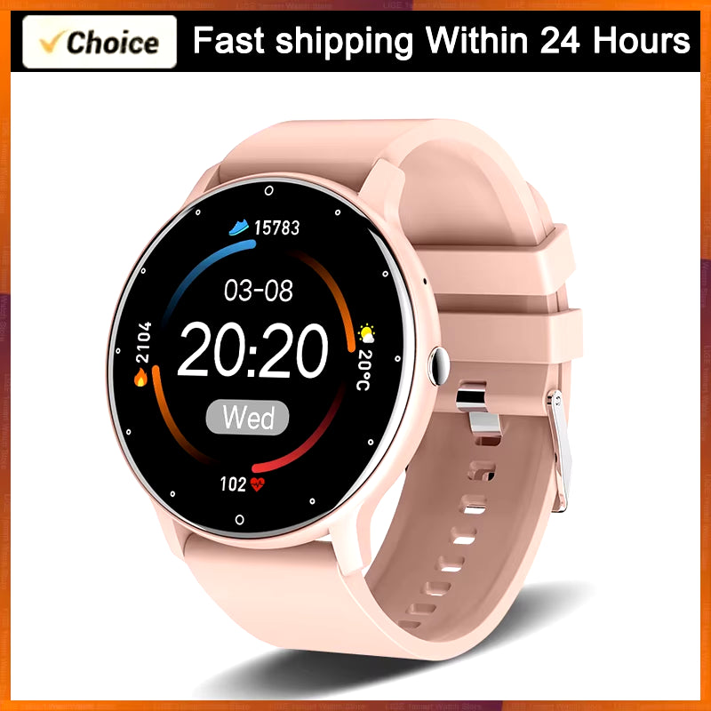 LIGE 2025, Smart Uhr Frauen Männer Dame Geschenk Sport Fitness Uhren Herz Rate Monitor Wasserdichte Smartwatch Für Xiaomi Android IOS