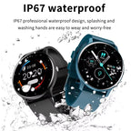 LIGE 2025, Smart Uhr Frauen Männer Dame Geschenk Sport Fitness Uhren Herz Rate Monitor Wasserdichte Smartwatch Für Xiaomi Android IOS