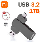 Xiaomi USB 3.2 16TB Type-C 2-in-1 OTG Flash Drive - High-Speed Storage Options: 2TB, 4TB, 8TB, 16TB for PC and Laptop