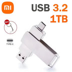 Xiaomi USB 3.2 16TB Type-C 2-in-1 OTG Flash Drive - High-Speed Storage Options: 2TB, 4TB, 8TB, 16TB for PC and Laptop