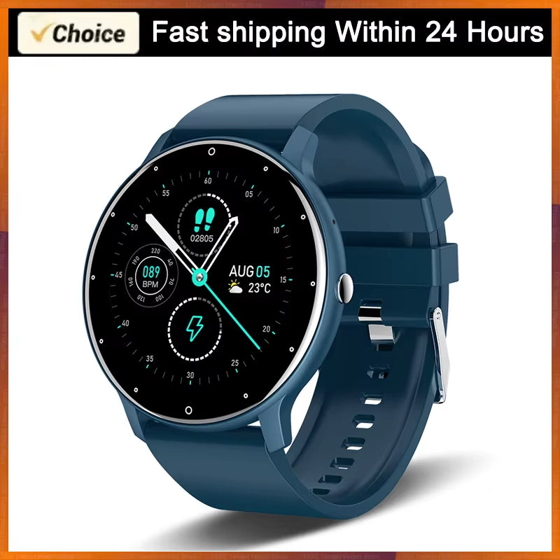 LIGE 2025, Smart Uhr Frauen Männer Dame Geschenk Sport Fitness Uhren Herz Rate Monitor Wasserdichte Smartwatch Für Xiaomi Android IOS